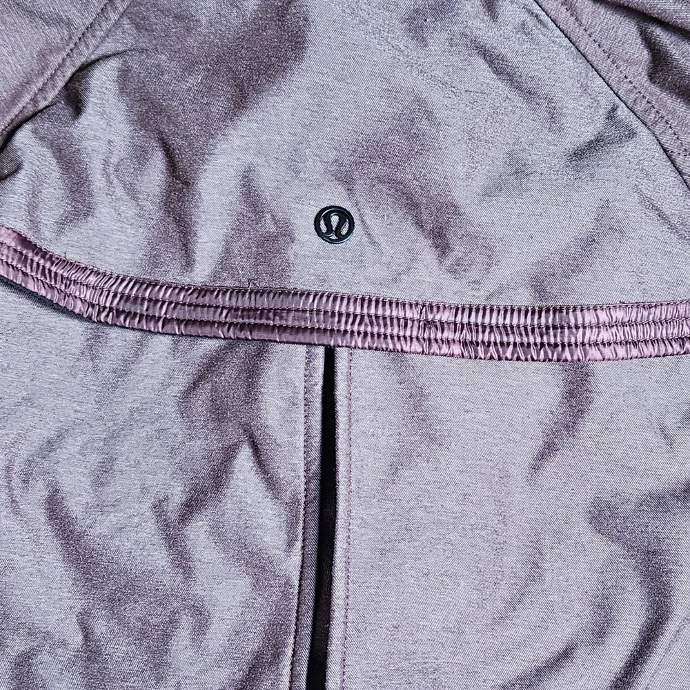 Lululemon Athletica Coco Softshell Pea Coat Double Breasted Bordeaux Drama 12